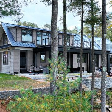 A New Contemporary Scandinavian Lakehouse in Stow, MA
