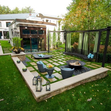 Contemporary Steel Lounge