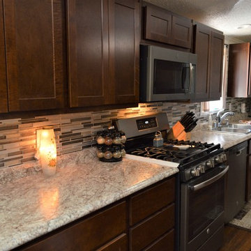 Peru, IN. Kountry Wood Products. Maple Kitchen, Before and After Project