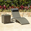 Atlantic Miami Folding Chaise Lounger Set, 2-Piece Set