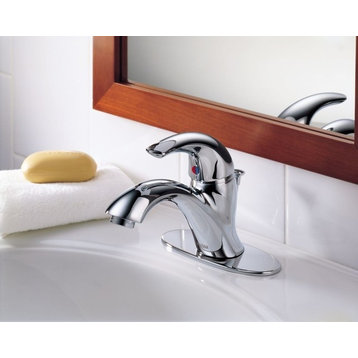 Delta Classic Single Handle Bathroom Faucet, Chrome, 583LF-WF