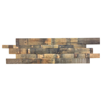 3 Sq. Ft. Whiskey Barrel Stave Wall Panels