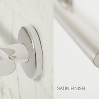 Coronado Oval Designer Shower Grab Bar, Polished, 12"