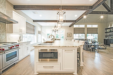Inspiration for a transitional kitchen remodel in Dallas