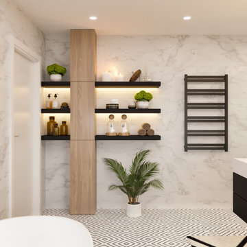 Contemporary bathroom