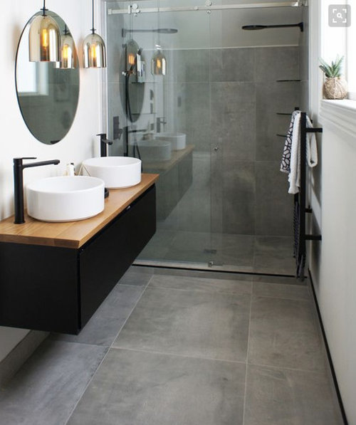 Using Large Format Tiles On Shower, How To Install Large Format Tiles On Bathroom Walls