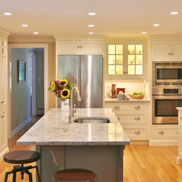 Comfortable, Classic, Clutter Controlled Kitchen