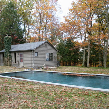 New pool and guest house