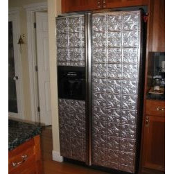 Fasade Traditional 1 in Crosshatch Silver - Home Decor