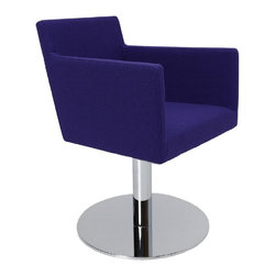Harput Round Swivel Arm Chair by sohoConcept - Dining Chairs