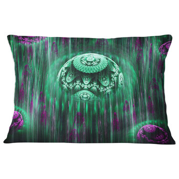 World of Infinite Universe Abstract Throw Pillow, 12"x20"