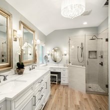 Corner shower