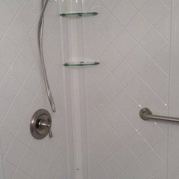 New acrylic shower stall
