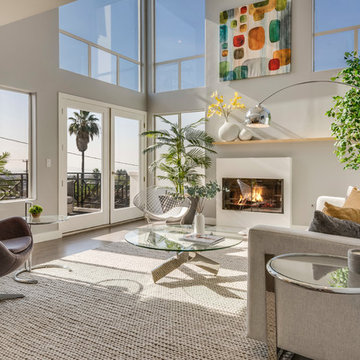 staged manhattan beach home