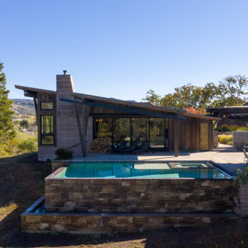 Rustic Modern Hillside Compound