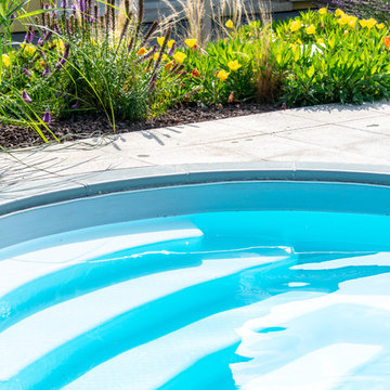 Réaménagement abords de piscine et jardin