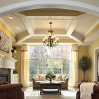 Focal point wall in new living room - Traditional - Living Room