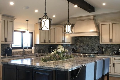 Example of a trendy kitchen design in San Diego