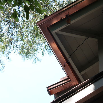 Seamless Copper Rain Gutters in Los Angeles