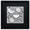 Hello Angel 'Fruit' Art, Black Frame, Black Mat, 16x16