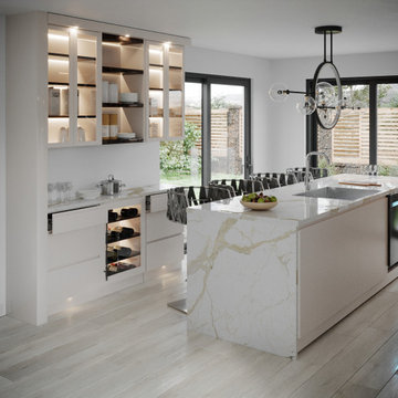 Kitchen Interior Rendering