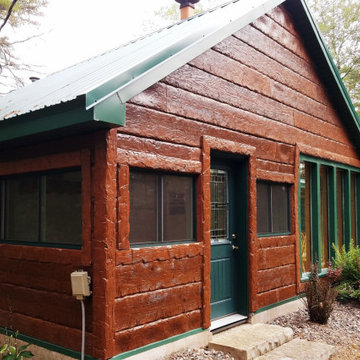 Concrete Log Siding Homes