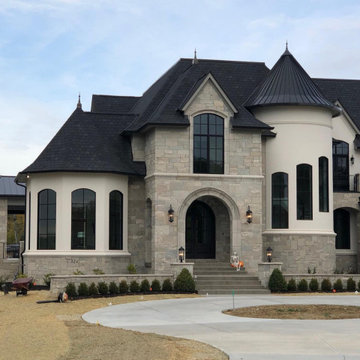 Fond du Lac Real Thin Stone veneer Home Exterior