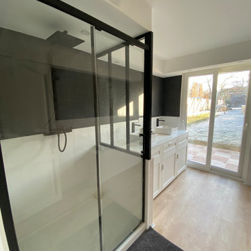 RENOVATION SALLE DE BAIN RDC / CREATION SALLE DE DOUCHE R+1