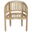 vidaXL Teak Banana Chairs, Set of 2