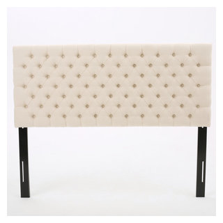 GDF Studio Annecy Diamond Tufted Fabric Queen Full Headboard