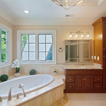 White Cream Elegant Kitchen Cabinets