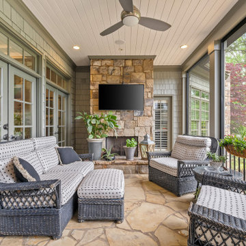 Milton Kitchen, Bulter's Pantry, Breakfast Room, Living Room & Porch Enclosure