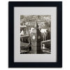 'Big Ben View II' Matted Framed Canvas Art by Chris Bliss