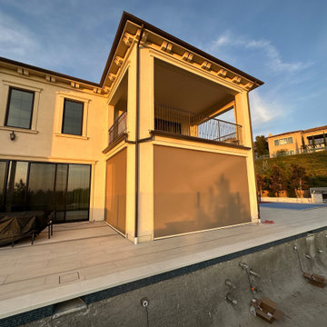 California Room Motorized Power Screens Yorba Linda, California