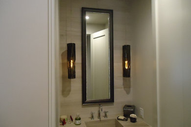 Example of a trendy home design design in Denver