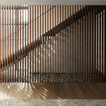 Crystal Bay Mountain Modern staircase