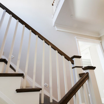 Project #57 | Staircase with Cozy Reading Nook Below