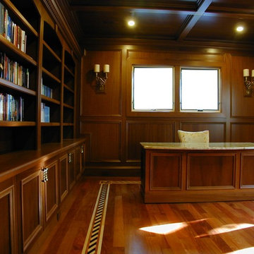 A Proper Boston Study For A Distinguished Boston Home