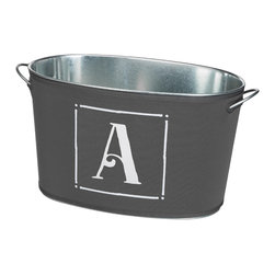 Occasionally Made - Galvanized Beverage Tub With Reversible Insulated Cover - Coolers And Ice Chests