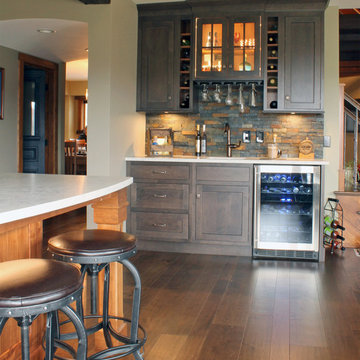 Rustic Maple and Alder Kitchen