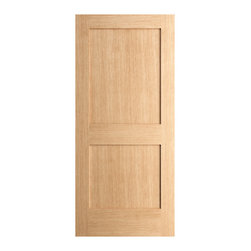 Montecito- Interior White Oak 2-Panel Shaker Door (Engineered) (1-3/4") - Interior Doors