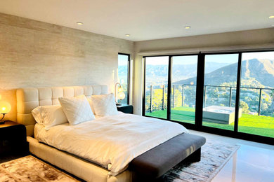 Hollywood Hills Modern Bedroom 1