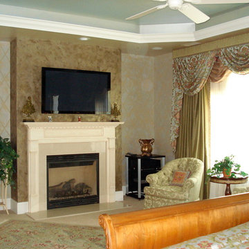 French Master Bedroom: AFTER Painted Asian, French Country Style