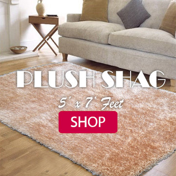 PLUSH SHAG IN SIZE 5' ft. x 7 ft. AREA RUGS