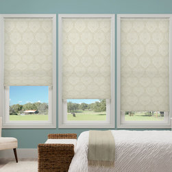 Waverly Cellular Shades Dressed Up Damask Beige - Cellular Shades