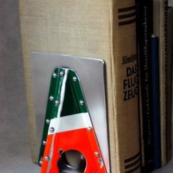 Buchst&uuml;tze aus Hubschrauberblech - Desk Accessories