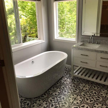 Black and White Bathroom