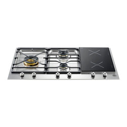 36" Professional Series Segmented Cooktop 3-burner and 2 induction zones - Cooktops