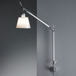 Artemide - ARTEMIDE TOLOMEO WALL LAMP \ SCONCE + SHADE - Wall Sconces