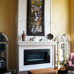 Stone Fireplace Mantels - Indoor Fireplaces